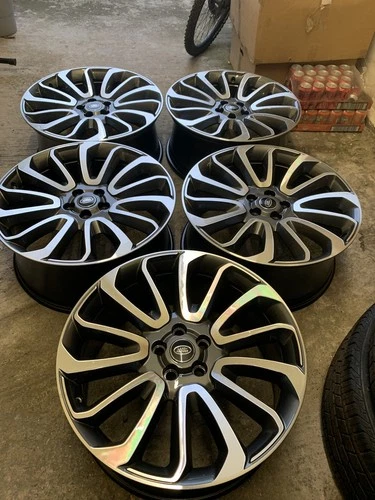 5 x Land Rover Vouge Turbines 22 Inch Alloy Wheels - GENUINE OEM Range Rover Spo